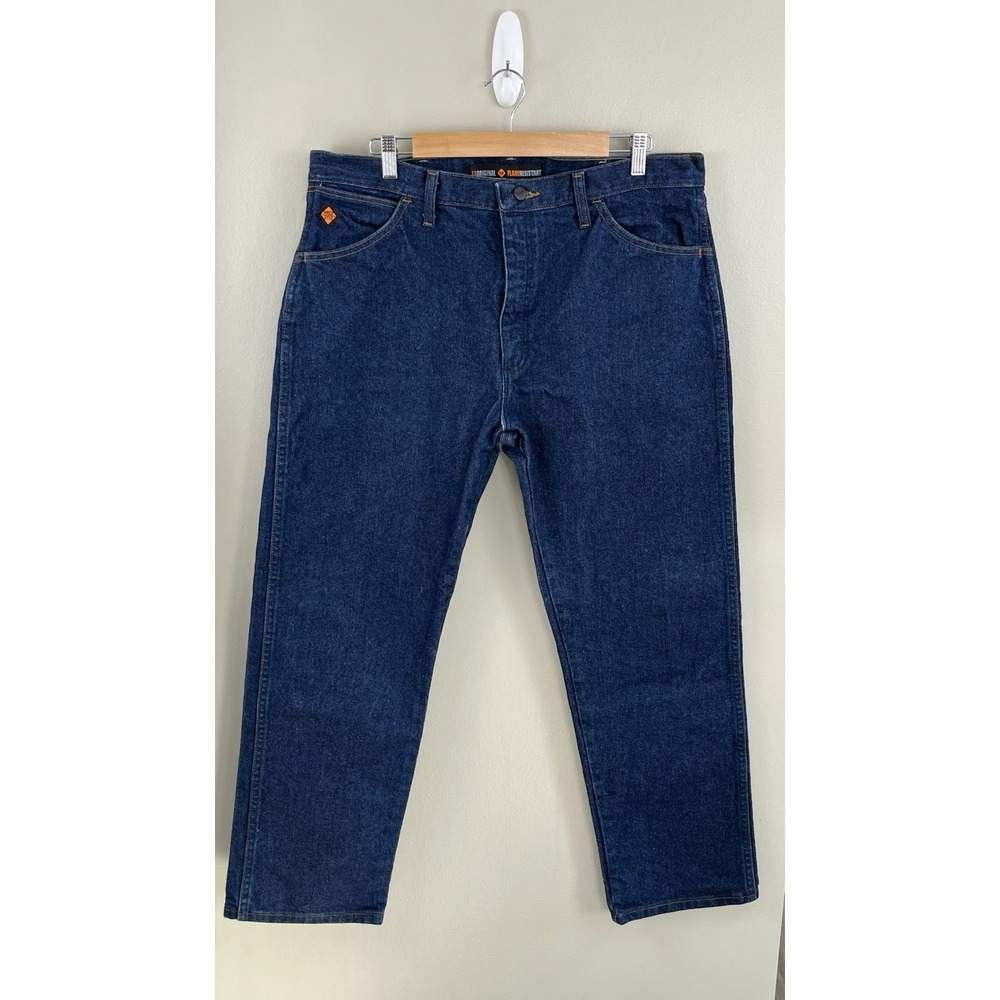 Wrangler FR Men's Jeans‎ Flame Resistant Original Fit #FR13MWZ  Size 36 x 30